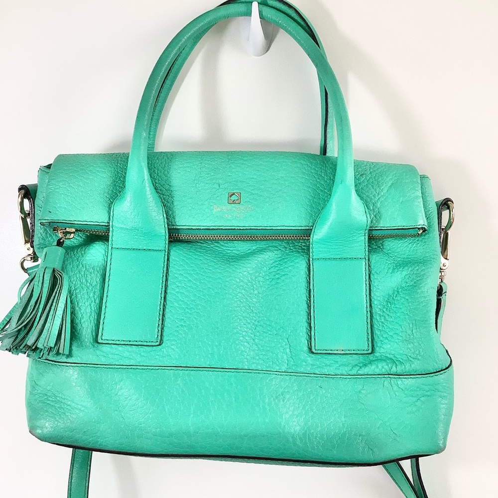 KATE SPADE Large Fold Over Pop Color Purse - Picture 16 of 16